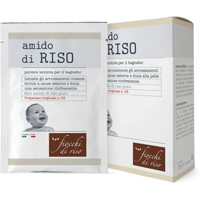 Polvere per bebé Fiocchi Di Riso - Amido di riso delicato per pelli sensibili Polvere per bebé Fiocchi Di Riso - Amido di riso delicato per pelli sensibili