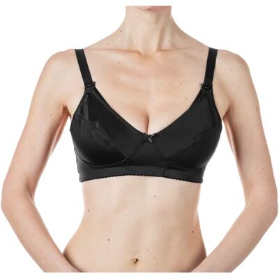 Reggiseno allattamento microfibra Chicco - Nero 4D Reggiseno allattamento microfibra Chicco - Nero 4D