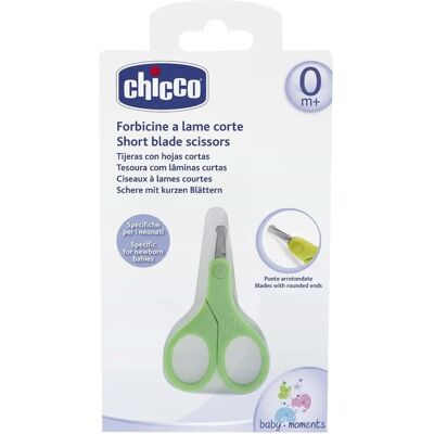 Chicco Baby Nagelschere - Kurze Klingen, Grün, Für Neugeborene Chicco Baby Nagelschere - Kurze Klingen, Grün, Für Neugeborene