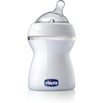 Biberon NaturalFeeling Chicco - Incliné, 2m+ 250ml - Publicité Biberon NaturalFeeling Chicco - Incliné, 2m+ 250ml - Publicité