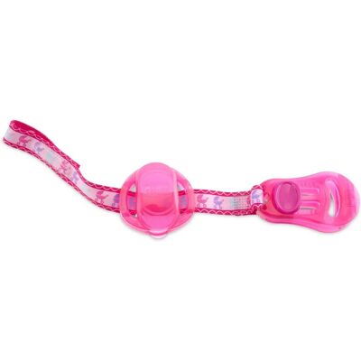 Chicco Pink Schnullerclip - Babyschnullerhalter Chicco Pink Schnullerclip - Babyschnullerhalter