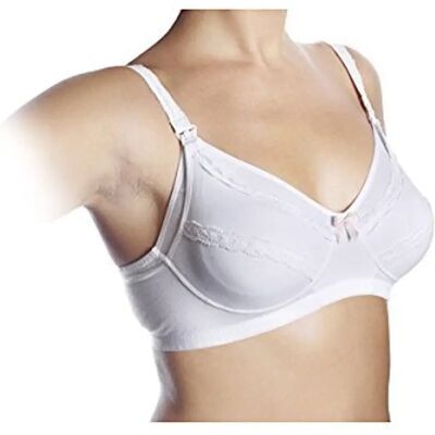Reggiseno allattamento Chicco MD - Cotone - Bianco - 6C Reggiseno allattamento Chicco MD - Cotone - Bianco - 6C