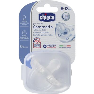 Chicco Chupete - Physioforma Silicona 6-16m, Transparente Chicco Chupete - Physioforma Silicona 6-16m, Transparente