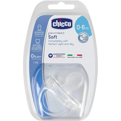 Chicco 00002712310000 Bico Physio Soft - Silicone - Verde - 6m+ Chicco 00002712310000 Bico Physio Soft - Silicone - Verde - 6m+