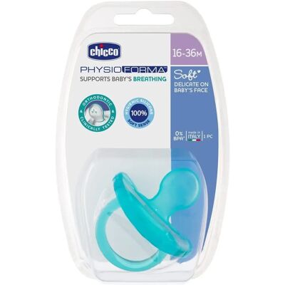 Chicco Physio Soft 16-36Meses - Chupete de Silicona Ortodóntico Chicco Physio Soft 16-36Meses - Chupete de Silicona Ortodóntico