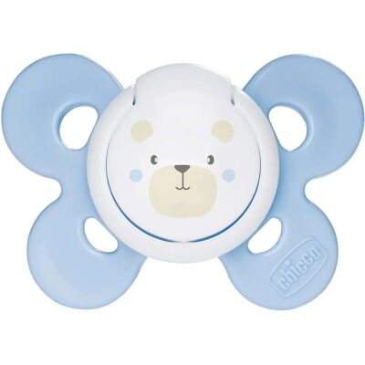 Chicco Physio Comfort Blå Silikon Napp 0-6m - Napp Chicco Physio Comfort Blå Silikon Napp 0-6m - Napp