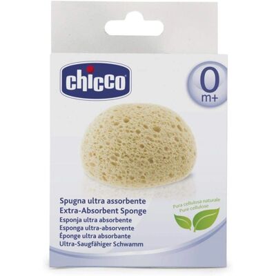 Chicco Baby Bath Sponge Natural Fiber - Bath Accessory for 0m+ Chicco Baby Bath Sponge Natural Fiber - Bath Accessory for 0m+
