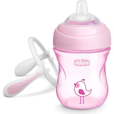 Chicco Taza de Transición Rosa 4m+ - Copa de Entrenamiento Chicco Taza de Transición Rosa 4m+ - Copa de Entrenamiento
