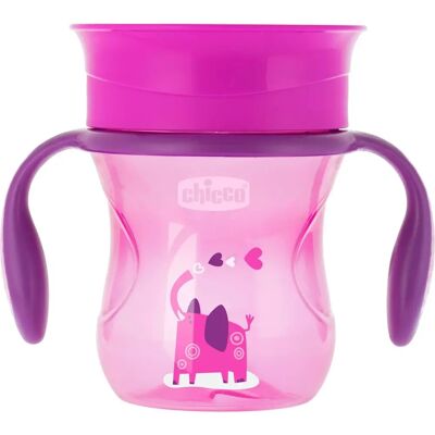 Chicco Perfekt 360 Barnkopp Rosa - Träningskopp Chicco Perfekt 360 Barnkopp Rosa - Träningskopp