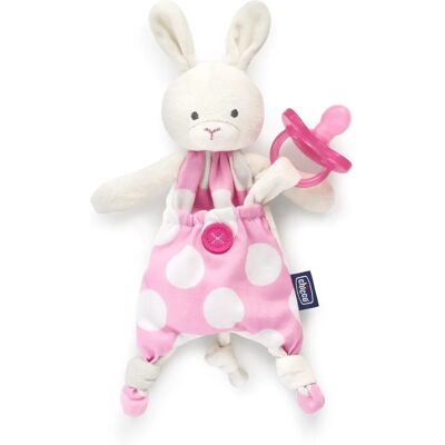 Chicco Pocket Bunny Pink - Uchwyt na Smoczek Chicco Pocket Bunny Pink - Uchwyt na Smoczek