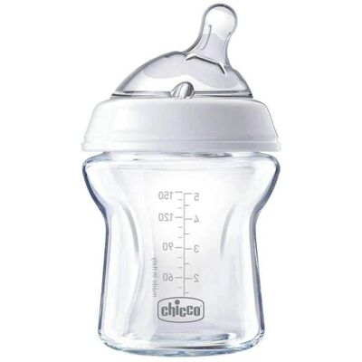 Bote de vidrio NaturalFeeling Chicco 150ml - Biberón Bote de vidrio NaturalFeeling Chicco 150ml - Biberón