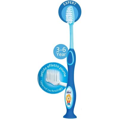 Chicco Blau/Grün Baby-Zahnbürste - 3-6 Jahre - Zahnbürste Chicco Blau/Grün Baby-Zahnbürste - 3-6 Jahre - Zahnbürste
