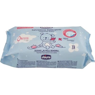 Toallitas Húmedas Chicco - Suaves y Hidratantes - 72 unidades Toallitas Húmedas Chicco - Suaves y Hidratantes - 72 unidades