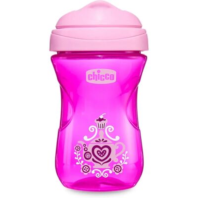 Chicco Tazza Easy 266ml Rosa - Bicchiere baby Chicco Tazza Easy 266ml Rosa - Bicchiere baby