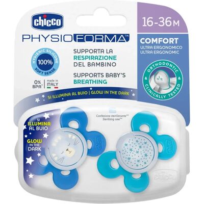 Chicco Komfort Silikon Schnuller 16-36 Monate - Schnuller Chicco Komfort Silikon Schnuller 16-36 Monate - Schnuller