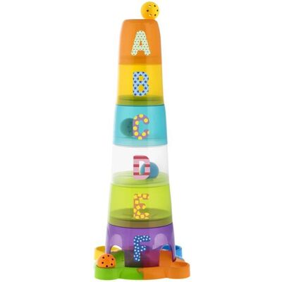 Chicco 09308-00 Lärleksleksak - Stapla och lek Chicco 09308-00 Lärleksleksak - Stapla och lek