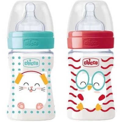 Chicco 00009500000000 Biberón - Colores surtidos - 250ml Chicco 00009500000000 Biberón - Colores surtidos - 250ml