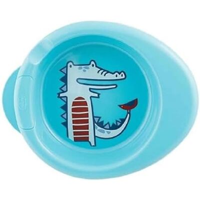 Chicco Blaue Thermo-Teller für Kinder 6+ Monate Chicco Blaue Thermo-Teller für Kinder 6+ Monate