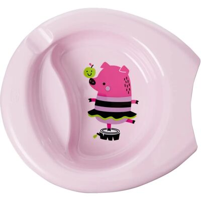 Chicco Marine Baby Teller-Set - Ergonomisch, Rutschfest, 6M+ Rosa Chicco Marine Baby Teller-Set - Ergonomisch, Rutschfest, 6M+ Rosa