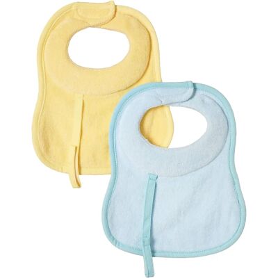 Set di Bavaglini Chicco - Azzurro e Giallo - Bavaglini per Neonati - 0+ Mesi Set di Bavaglini Chicco - Azzurro e Giallo - Bavaglini per Neonati - 0+ Mesi