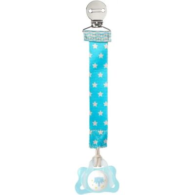 Chicco Clipe Azul - Fixador de Chupeta para Roupas & Carrinho Chicco Clipe Azul - Fixador de Chupeta para Roupas & Carrinho