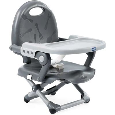 Chicco Pocket Snack Grey High Chair - High chair Chicco Pocket Snack Grey High Chair - High chair
