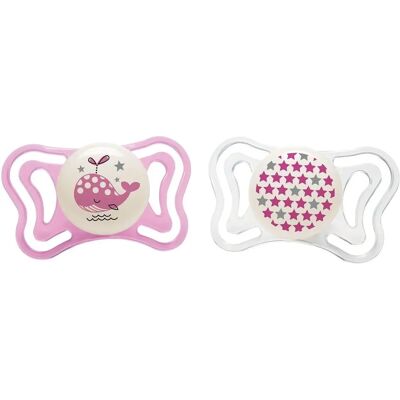 Chicco Succhietto PhysioLight 2-6M Bimba - Supporta lo Sviluppo Orale Chicco Succhietto PhysioLight 2-6M Bimba - Supporta lo Sviluppo Orale