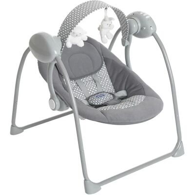Chicco 05079148400000 Huśtawka dla niemowląt - Szara - Składana, 5 Prędkości Chicco 05079148400000 Huśtawka dla niemowląt - Szara - Składana, 5 Prędkości
