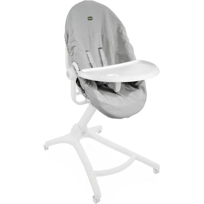 Chicco Baby Hug 4-in-1 Meal Kit - Grey/White Supports Weaning Chicco Baby Hug 4-in-1 Meal Kit - Grey/White Supports Weaning
