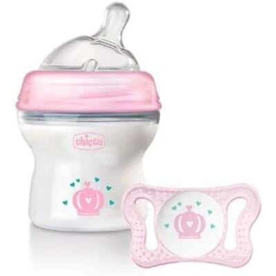 Set Biberon e Succhietto Chicco - Natural Feeling 150ml, 0-2 Mesi Set Biberon e Succhietto Chicco - Natural Feeling 150ml, 0-2 Mesi