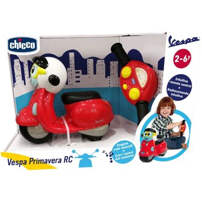 Chicco Vespa Primavera RC Motocykl - Realistyczny Design, Intuicyjne Sterowanie, 2.4 GHz Chicco Vespa Primavera RC Motocykl - Realistyczny Design, Intuicyjne Sterowanie, 2.4 GHz
