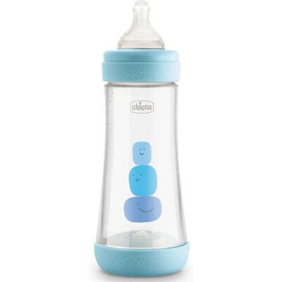 Chicco Perfect5 Biberón Azul 300ml - Biberón para bebés Chicco Perfect5 Biberón Azul 300ml - Biberón para bebés
