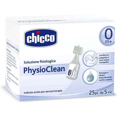 Soluzione fisiologica Chicco Physioclean - 25 pezzi Soluzione fisiologica Chicco Physioclean - 25 pezzi