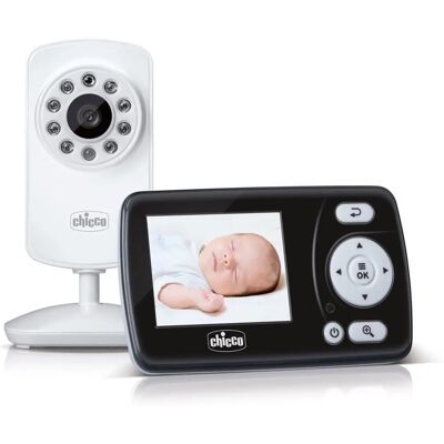 Baby Monitor Chicco - Wireless 220m, Schermo a Colori, Visione Notturna Baby Monitor Chicco - Wireless 220m, Schermo a Colori, Visione Notturna