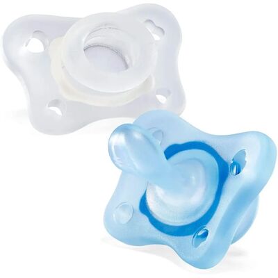 Chicco Chupete Silicona Mini Suave 0-2 Meses - Pack 2 Chicco Chupete Silicona Mini Suave 0-2 Meses - Pack 2