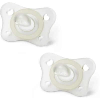Smoczek Chicco Physio Mini Soft z Silikonu - 2-6M - Neutralny Smoczek Chicco Physio Mini Soft z Silikonu - 2-6M - Neutralny