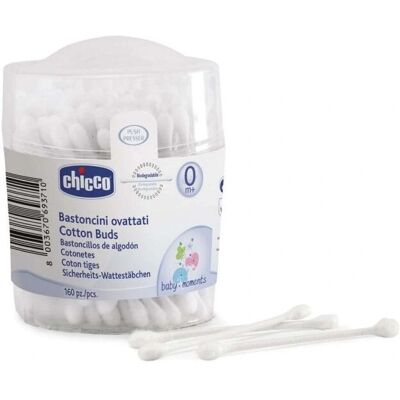 Chicco Model 160 Cotton Buds - Baby Ear Hygiene Chicco Model 160 Cotton Buds - Baby Ear Hygiene