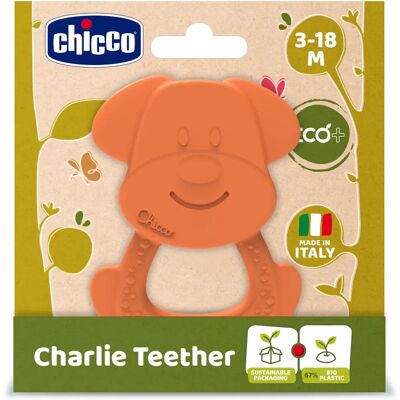 Chicco Eco+ Owly Beißring - Blau - Zahnungsspielzeug Chicco Eco+ Owly Beißring - Blau - Zahnungsspielzeug