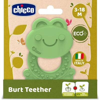 Chicco Burt Beißring Frosch - Kauspielzeug für Kinder - Eco+ Chicco Burt Beißring Frosch - Kauspielzeug für Kinder - Eco+