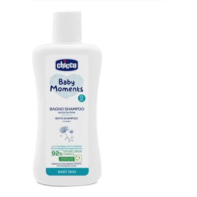 Chicco Baby Moments Bath Shampoo - Sensitive Skin - Ganzkörper - 200 ml Chicco Baby Moments Bath Shampoo - Sensitive Skin - Ganzkörper - 200 ml