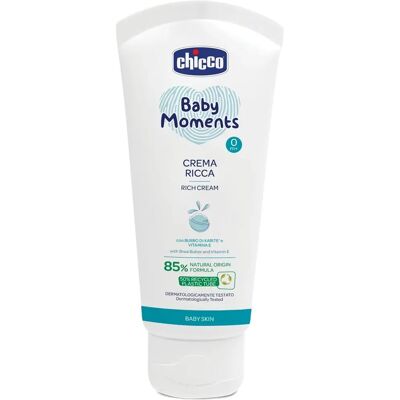 Chicco Baby Moments Rich Cream - Cremă hrănitoare pentru copii Chicco Baby Moments Rich Cream - Cremă hrănitoare pentru copii