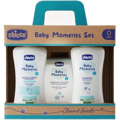 Chicco Baby Moments Set - Hellävarainen vauvanhoito Chicco Baby Moments Set - Hellävarainen vauvanhoito