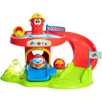 Centre d'activités électronique Fire Park Chicco avec Mini Véhicules - Publicité Centre d'activités électronique Fire Park Chicco avec Mini Véhicules - Publicité