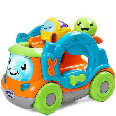 Camion Rolling Truck de Chicco - Jouet éducatif coloré avec lumière et son Camion Rolling Truck de Chicco - Jouet éducatif coloré avec lumière et son