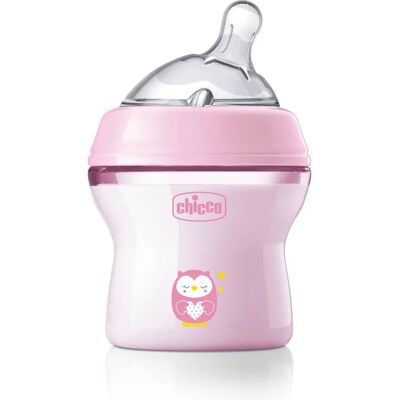 Chicco NaturalFeeling Flasche Pink - Babyflasche Chicco NaturalFeeling Flasche Pink - Babyflasche