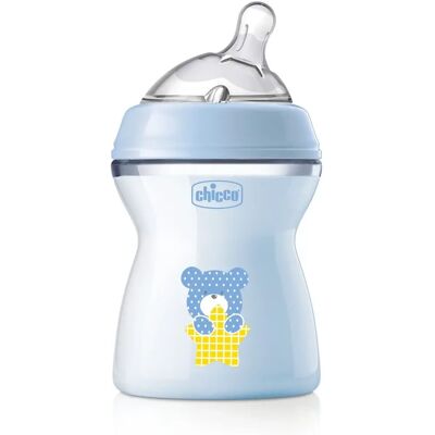 Chicco NaturalFeeling Flasche Blau 250ml - Babyflasche Chicco NaturalFeeling Flasche Blau 250ml - Babyflasche
