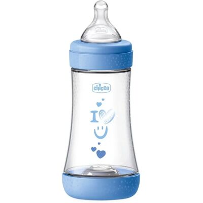 Chicco Perfect 5 Baby Bottle Blau 240 ml - Baby Bottle Chicco Perfect 5 Baby Bottle Blau 240 ml - Baby Bottle