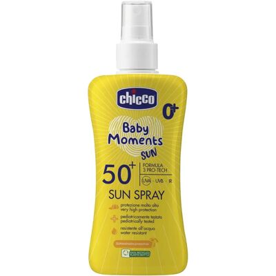 Chicco Baby Moments Spray solare SPF 50+ 150ml Chicco Baby Moments Spray solare SPF 50+ 150ml
