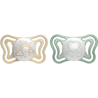 Chicco Physio Light Night dudlík - Silikon 2-6 měsíců Chicco Physio Light Night dudlík - Silikon 2-6 měsíců