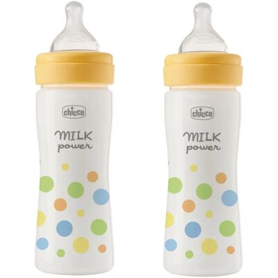 Chicco Flaska - Rosa - Mjuk Silikonnapp - Långsam Flöde Chicco Flaska - Rosa - Mjuk Silikonnapp - Långsam Flöde